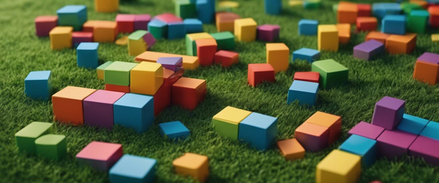 Building blocks for outdoor play